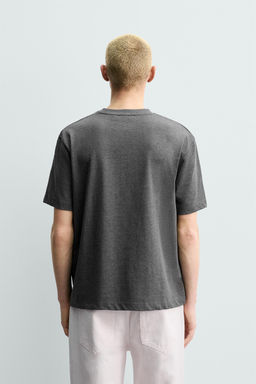 HEAVY WEIGHT SHORT SLEEVE T-SHIRT - Zara фото 30