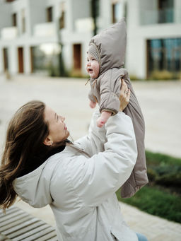 Комбинезон демисезонный с закрытой ножкой Латте 0+ - Bungly фото 6