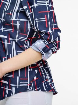 Рубашка жен.арт. 927-1,серо-белая - Binita фото 4