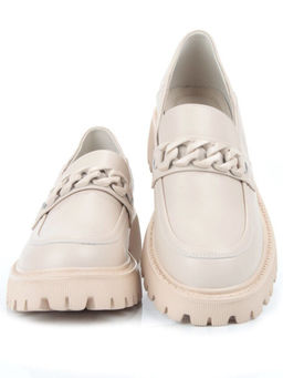 03-5926-2 BEIGE Лоферы женские (натуральная кожа)