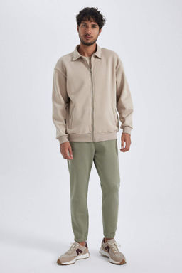 Jogger Esofman Alt? Standart Fit Basic Duz Beli Bagc?kl? Lastikli Paca Cepli - Defacto фото 10