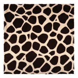 Плед (покрывало) в коляску 80х80см "Сон жирафа", велсофт "California" набивной, полиэстер 100%, плотность 160г/м2, упаковка пакет ПП 35х45см, т.м. "Домашняя Мода" (Россия)