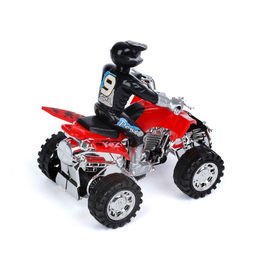 Мотоцикл инерционный Квадрик, с гонщиком, цвета МИКС - Simaland фото 3