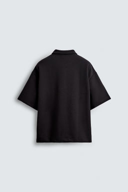 INTERLOCK ZIP-UP POLO SHIRT - Zara фото 8