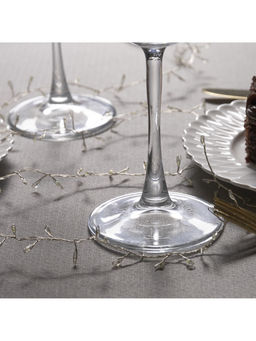 Гирлянда Мишура 1 м, роса, IP20, серебристая нить, 100 LED, 2 режима, от батареек АА?3, свечение белое - Luazon lighting фото 6