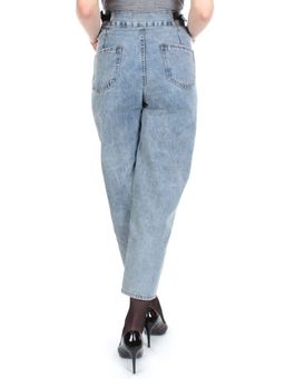 7958 BLUE Джинсы женские AMG JEANS (98% хлопок, 2% лайкра) - Фабричный китай фото 4
