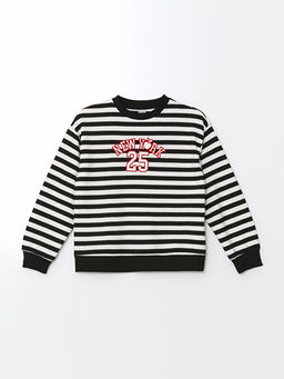 Bisiklet Yaka K?z ?ocuk Sweatshirt