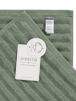 Полотенце для тела 70x130 зеленый махровая ткань - Denastia фото 5