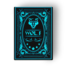 Карты игральные пластиковые «Неон», светящиеся, 8.8×6.3 см, синие