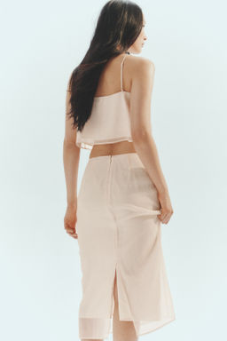 Falda con bordado de cuentas - H&m фото 3