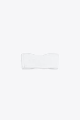 INTERLOCK BANDEAU TOP - Zara фото 17