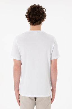Erkek Regular Fit Bisiklet Yaka Beyaz Basic Ti__rt Sepette S_rpriz _ndirim - U.s. polo assn фото 6