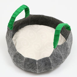 Лежанка для животных из войлока Тыква с подушкой - Simaland фото 3