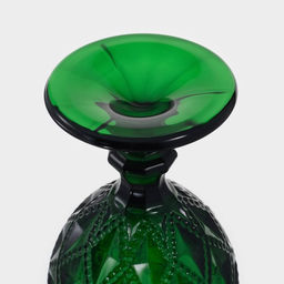 Бокалы для вина Magistro «Варьете», 320 мл, набор 6 шт., стекло, зелёные