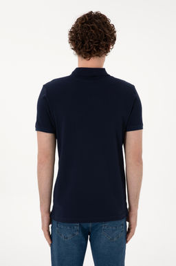 Erkek Slim Fit Polo Yaka Lacivert Basic Ti__rt Sepette S_rpriz _ndirim - U.s. polo assn фото 5