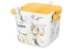 Банка д/сыпучих продуктов 250 мл 12*9,5*9 см Корнелия NEW BONE CHINA - Elan gallery фото 6