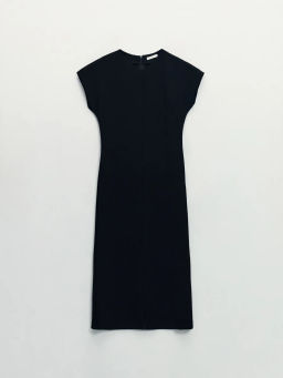 Платье миди с V-образным вырезом / Zarina