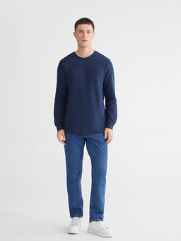 Bisiklet Yaka Uzun Kollu Erkek Ti??rt