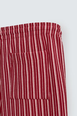 STRIPED RELAXED FIT TROUSERS - Zara фото 9