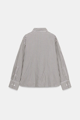 CHECKED OXFORD SHIRT - Zara фото 7