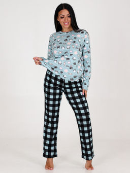 3039 Домашний костюм брюки дл.рук (Зеленый) - А-дина фото 4