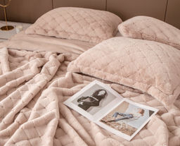 Покрывало декоративное Shinshilla point (жемчужно-бежевый) - Kazanov.a. фото 6