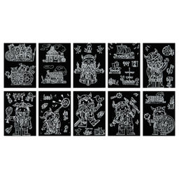 Hobbius GHPS-06 Набор для творчества Гравюра-блокнот 10 x 14 см Викинги  фото 4