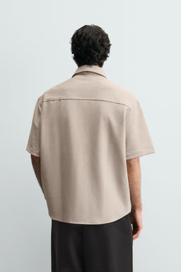 SOBRECAMISA CONFORT NON IRON / Tostado claro - Zara фото 10