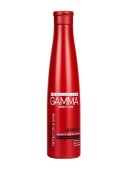 ГАММА шампунь 350мл д/окрашенных волос PERFECT HAIR защита цвета и блеск