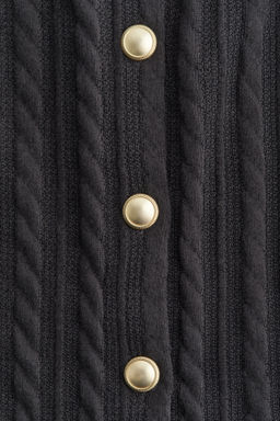 Cardigan en punto efecto trenzado - H&m фото 10