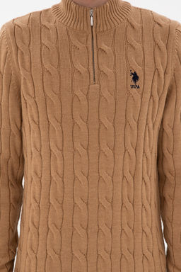 Erkek Camel Melanj Kazak - U.s. polo assn фото 6