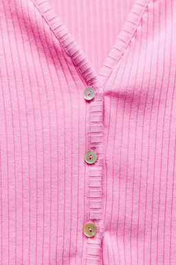 RIBBED CARDIGAN - Zara фото 13