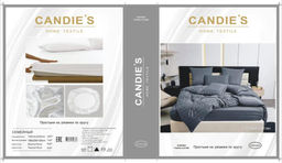 КПБ Candies Страйп-сатин на резинке по кругу CANSSR019 Семейный