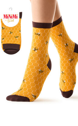 (Minimi) Mini Trend 4217 нос.жен. с рисунком Пчелы