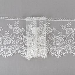 Кружево Gamma сетка 155 мм GKM-15501 в пакете 8.8 м 0.2 Турция СК/Распродажа TL003CR кремовый