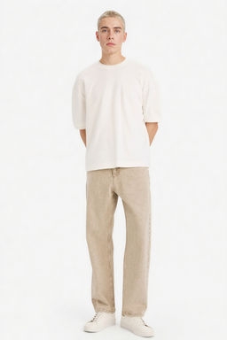 %100 Pamuk Baggy F_t Pantolon