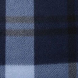 Плед Экономь и Я Клетка цв.синий, 150*130 см, пл.160 г/м2, 100% п/э, флис  фото 2