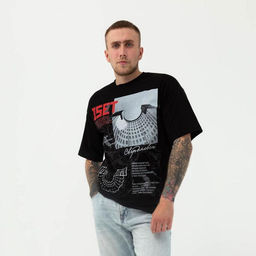 Футболка KAFTAN «ISET», черный, р. 46