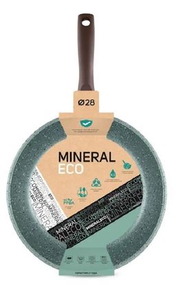 Сковорода MINERAL ECO, несъемная ручка, 28 см