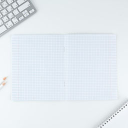 Цена за 13 шт. Тетрадь в клетку, 18 листов, А5, на скрепке, блок №1«Мрамор» МИКС