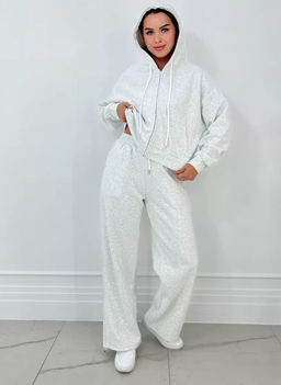 K11864 Костюм двойка: толстовка и брюки СВ_СЕРЫЙ