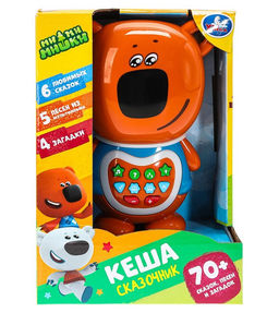 Умка. Игрушка "Ми-ми-мишки. Кеша-сказочник" 70 сказок, песен и загадок, кор. арт.HT1420-R-WOD