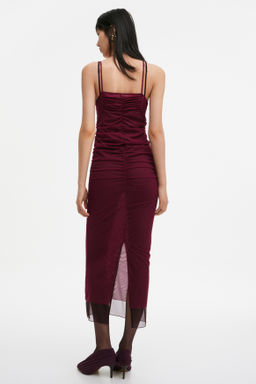 Vestido de malla con tirantes finos - H&m фото 3