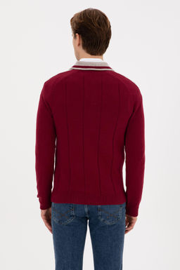 Erkek Bordo Kazak - U.s. polo assn фото 5