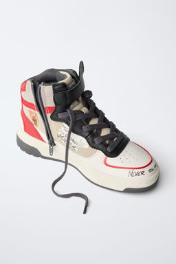 STRANGER THINGS NETFLIX HIGH-TOP SNEAKERS - Zara фото 11