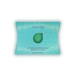 Спонж для демакияжа Bamboo Care (Мятный) - Wai ora фото 10