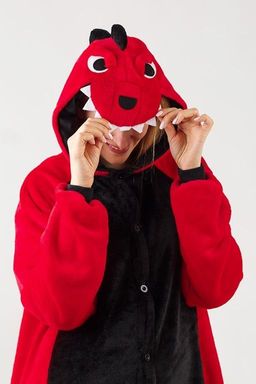 Кигуруми красный динозавр