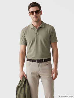 Polo Yaka Pike Erkek Ti??rt