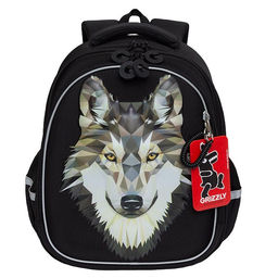 RAz-087-3 new Рюкзак школьный с картхолдером на держателе - Grizzly фото 25