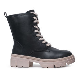 5B2371 ЖЕН Ботинки нат.кожа шерсть ТЭП